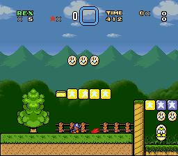 Super Mario World - Mega Rex Adventure Screenshot 1
